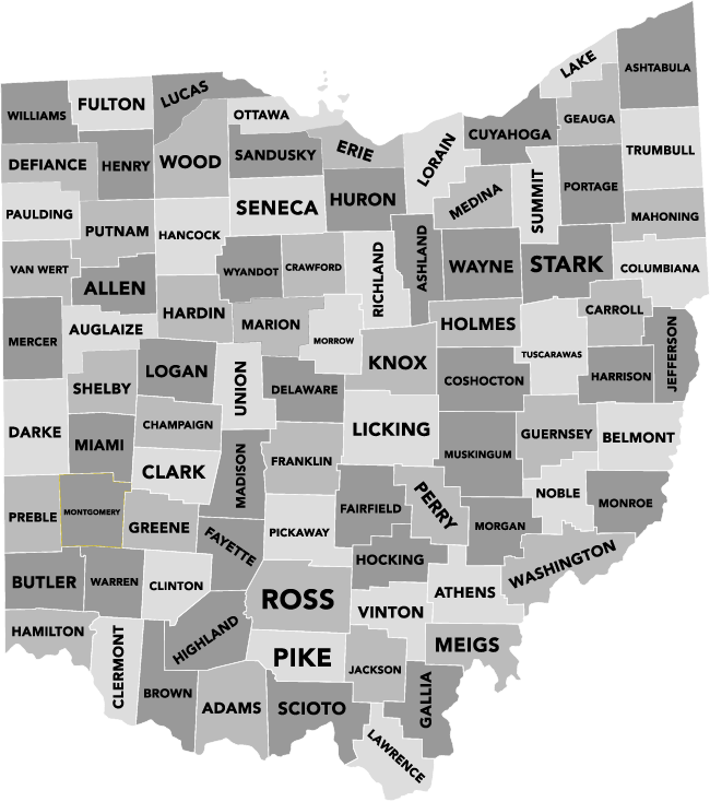 Ohio County Map